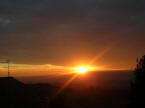 tramonto dal comune di narni