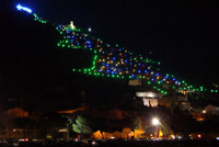 albero di natale a gubbio