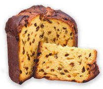 panettone, prodotto tipico natalizio