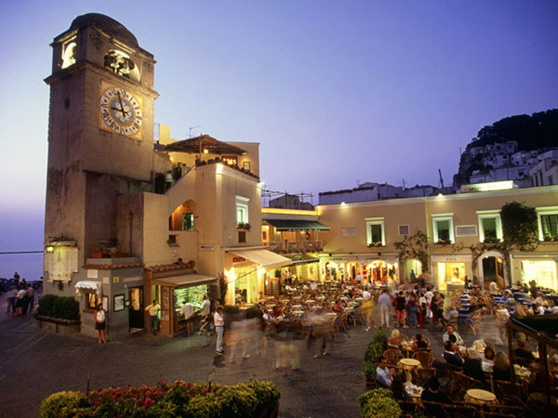 Capri, la piazzetta